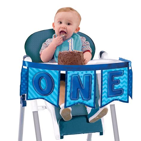 1st birthday banner for highchair